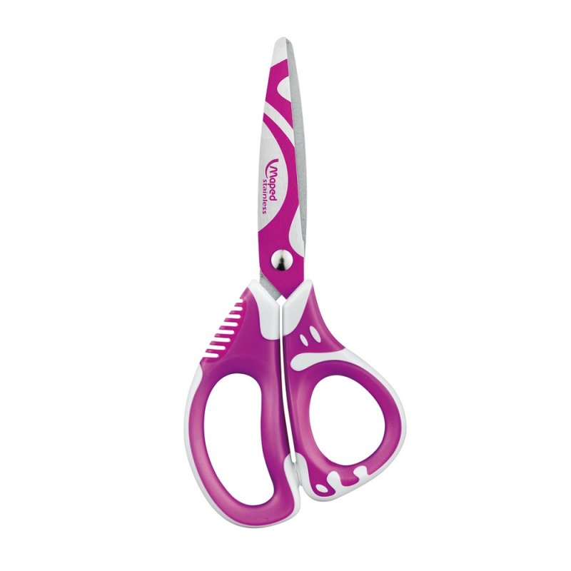Maped M670112 stationery/craft scissors Universal Straight cut Blue, Orange, Violet