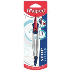 Maped 19600 bow compass Blue, Metallic, Red