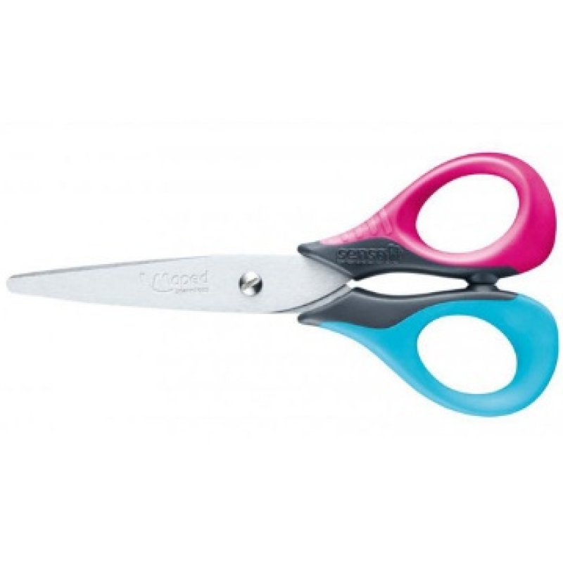Maped 069300 stationery/craft scissors Black, Blue, Pink, Silver