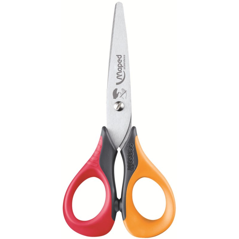 Maped Ciseaux scolaires Sensoft 3D, longueur: 130 mm,