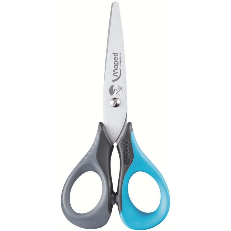 Maped Ciseaux scolaires Sensoft 3D, longueur: 130 mm,