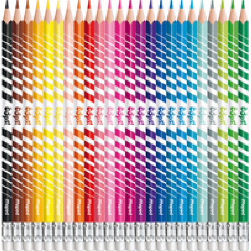 Maped Crayons de couleur COLOR'PEPS, effaçable, étui de 12