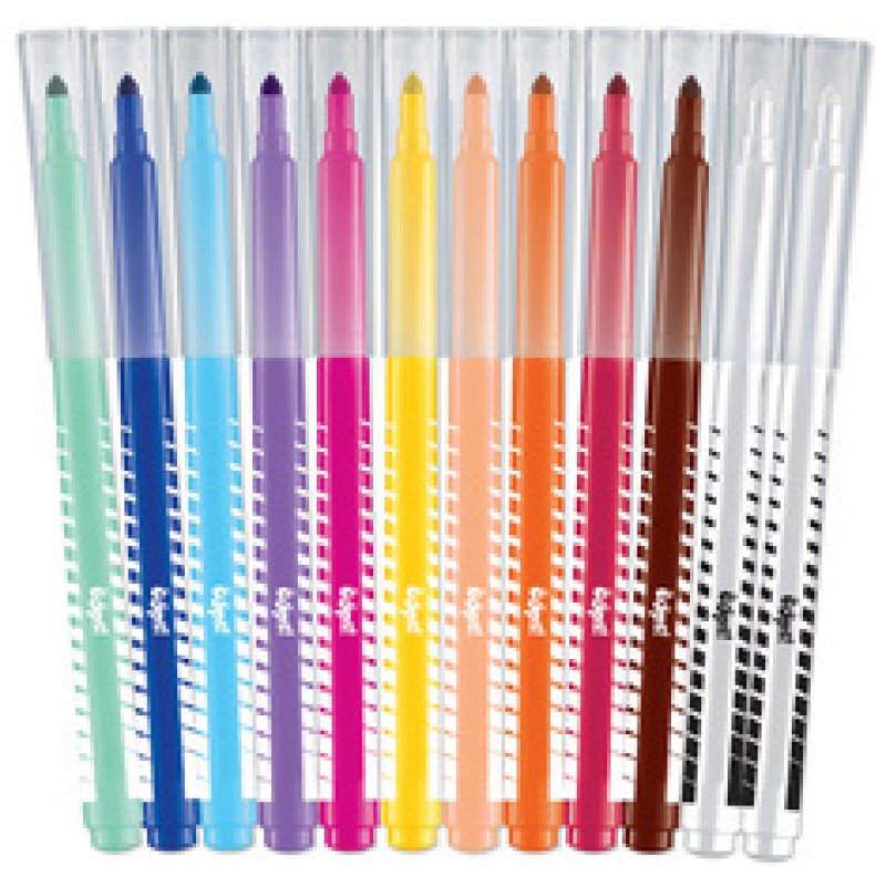 Maped Feutre effaçable COLOR'PEPS OOPS, étui carton de 12