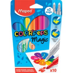 Maped Feutre COLOR'PEPS Magic, étui de 10 en carton