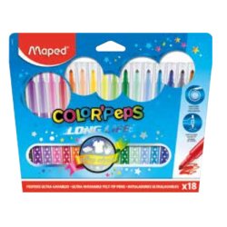 Maped 845021 stylo-feutre Moyen 18 pièce(s)