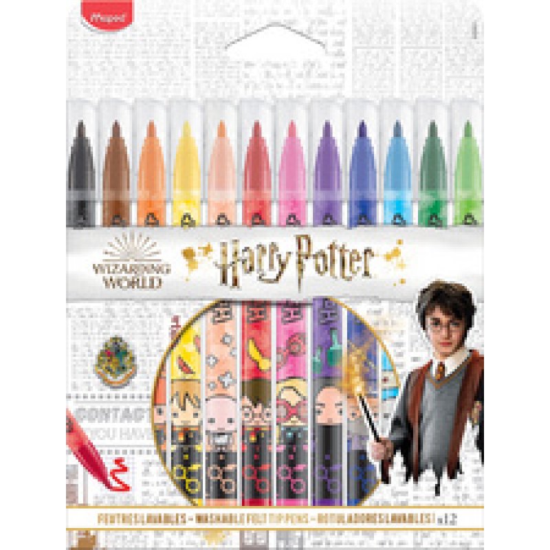Maped Feutre HARRY POTTER, étui carton de 12