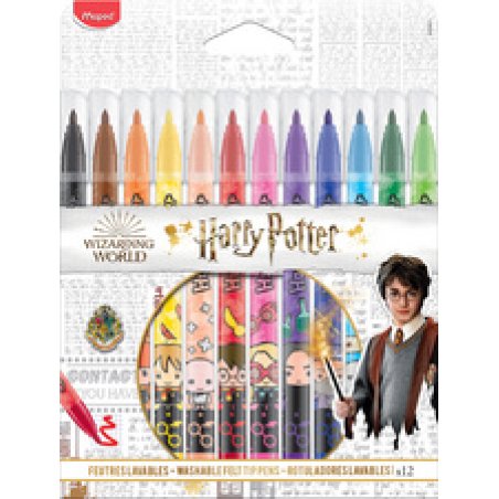 Maped Feutre HARRY POTTER, étui carton de 12
