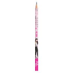 Maped Crayon de papier Barbie, avec gomme, HB, blister de 6