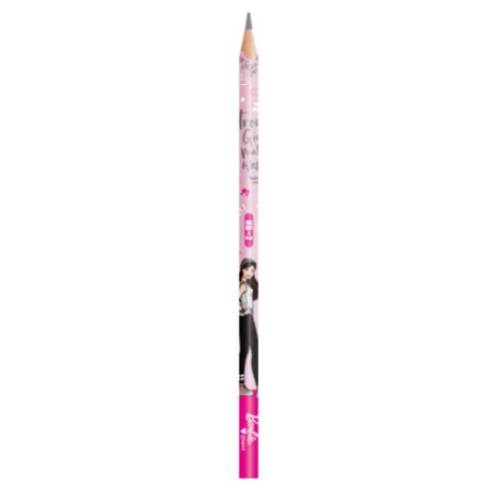 Maped Crayon de papier Barbie, avec gomme, HB, blister de 6