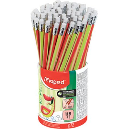 Maped Crayon d'apprentissage Kidy learn, pot de 72
