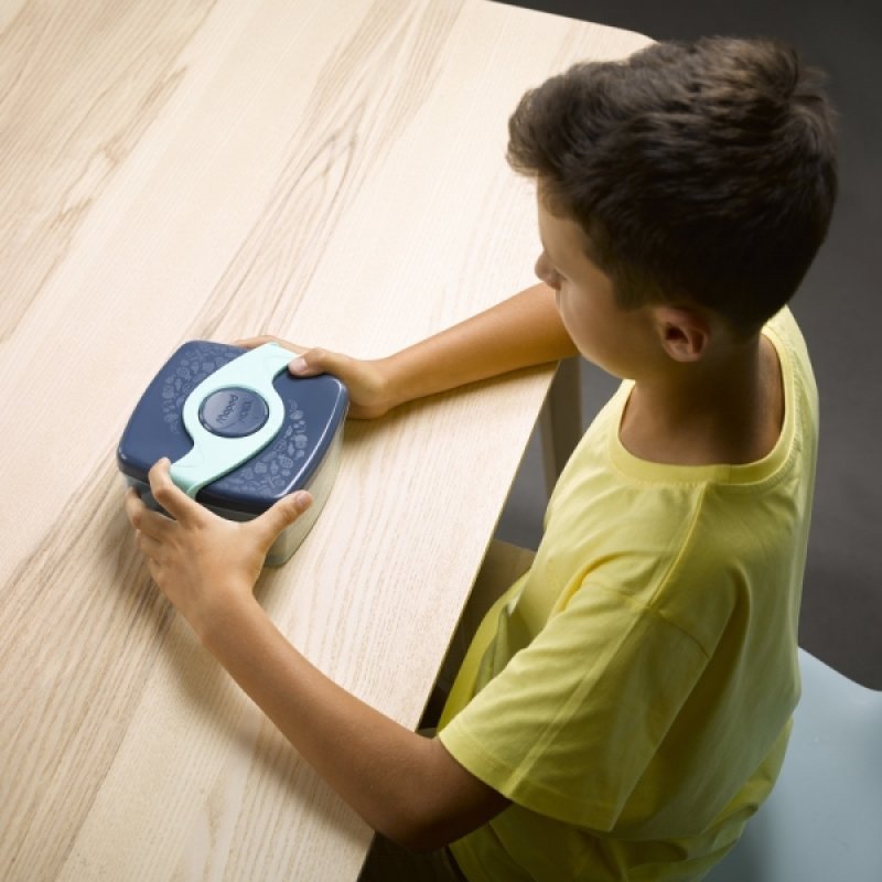 Maped 870104 gamelle Ensemble boîte repas 1,4 L ABS, Polypropylène (PP), Silicone Bleu, Transparent 2 pièce(s)