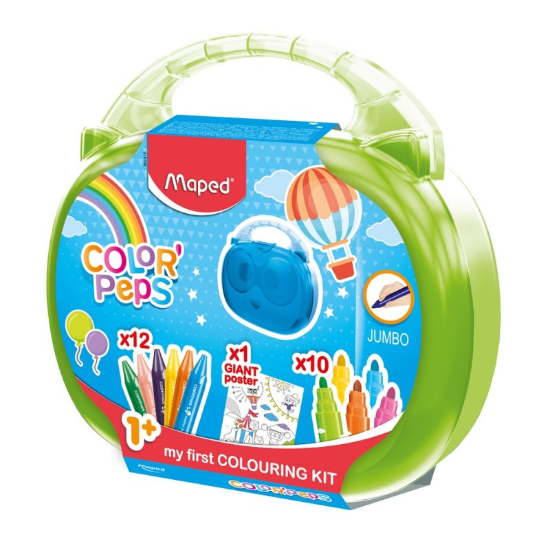 Maped ma première valise à dessin COLOR'PEPS, 23 pièces,