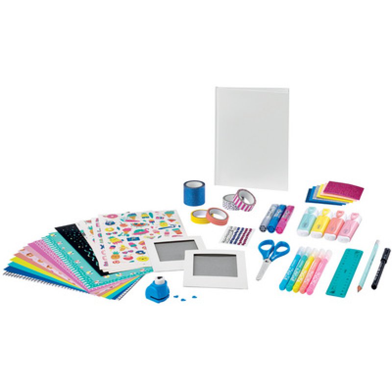 Maped Creativ Coffret Scrapbooking, 50 pièces, blanc