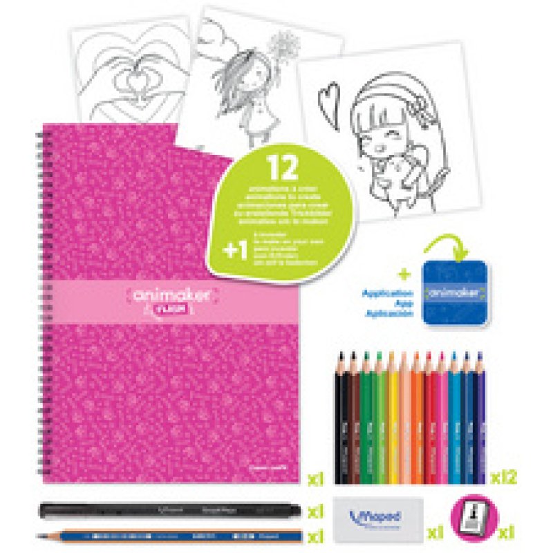 Maped Kit d'animation de BD ANIMAKER FLASH MIX