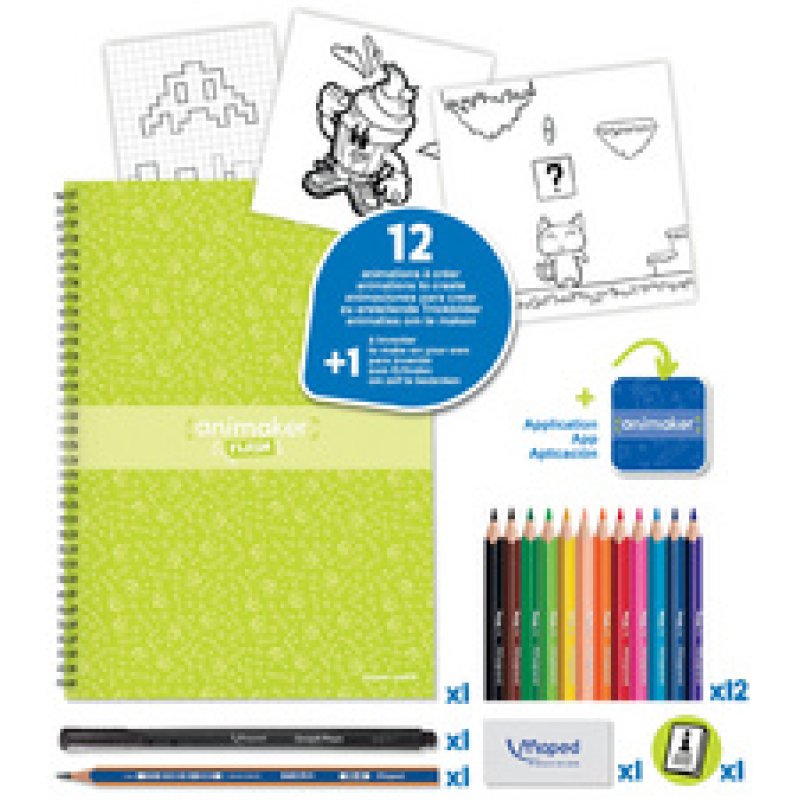 Maped Kit d'animation de BD ANIMAKER FLASH MIX