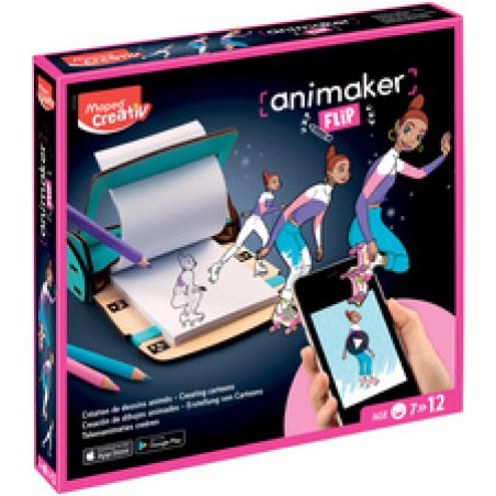 Maped Kit d'animation de folioscope ANIMAKER FLIP MIX