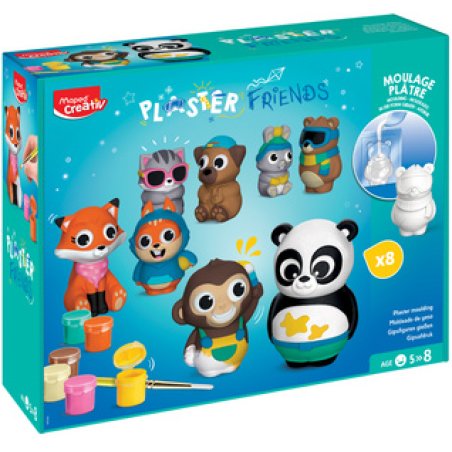 Maped Creativ Kit Moulage plâtre PLASTER FRIENDS maxi