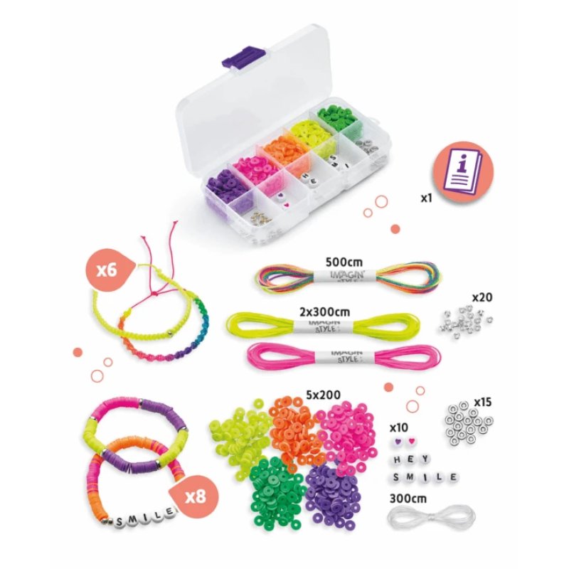 Maped Creativ Kit bijoux bracelet NEON IMAGIN'STYLE