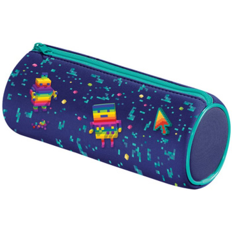 Maped Trousse ronde PIXEL PARTY, bleu