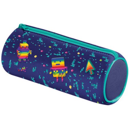 Maped Trousse ronde PIXEL PARTY, bleu