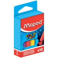 Maped Craie pour tableau COLOR'PEPS, rond, assorti