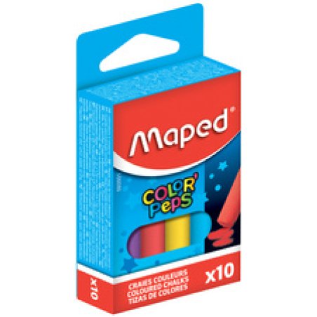 Maped Craie pour tableau COLOR'PEPS, rond, assorti
