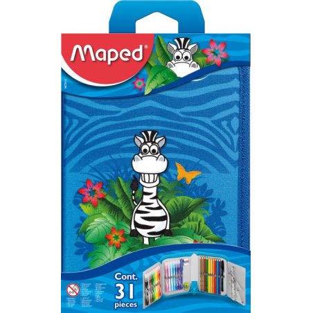 Maped 967814 pencil case Soft pencil case Multicolour