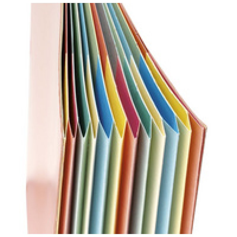 extendos Trieur à élastique série 237, 12 compartiments,bleu