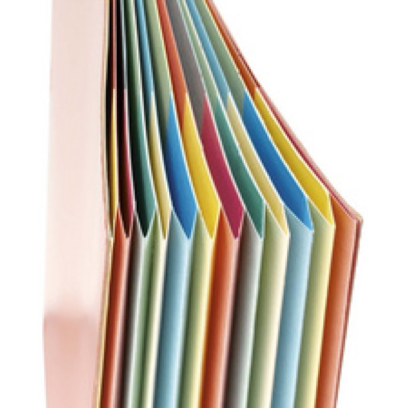 extendos Trieur à élastique série 223, 12 compartiments,bleu