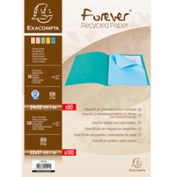 EXACOMPTA Lot de 50 chemises FOREVER 100 sous-chemises