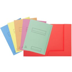 EXACOMPTA Chemises à rabats SUPER 250, A4, rose