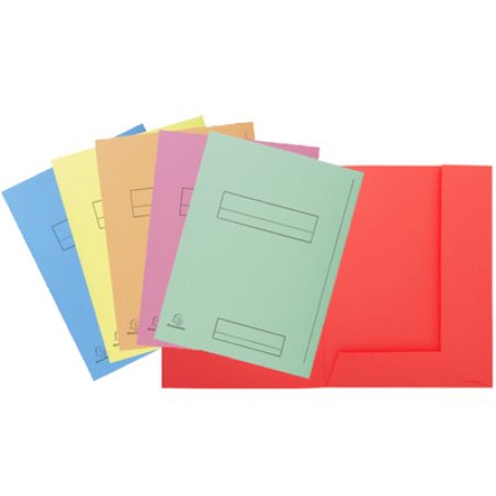 EXACOMPTA Chemises à rabats SUPER 250, A4, bleu clair