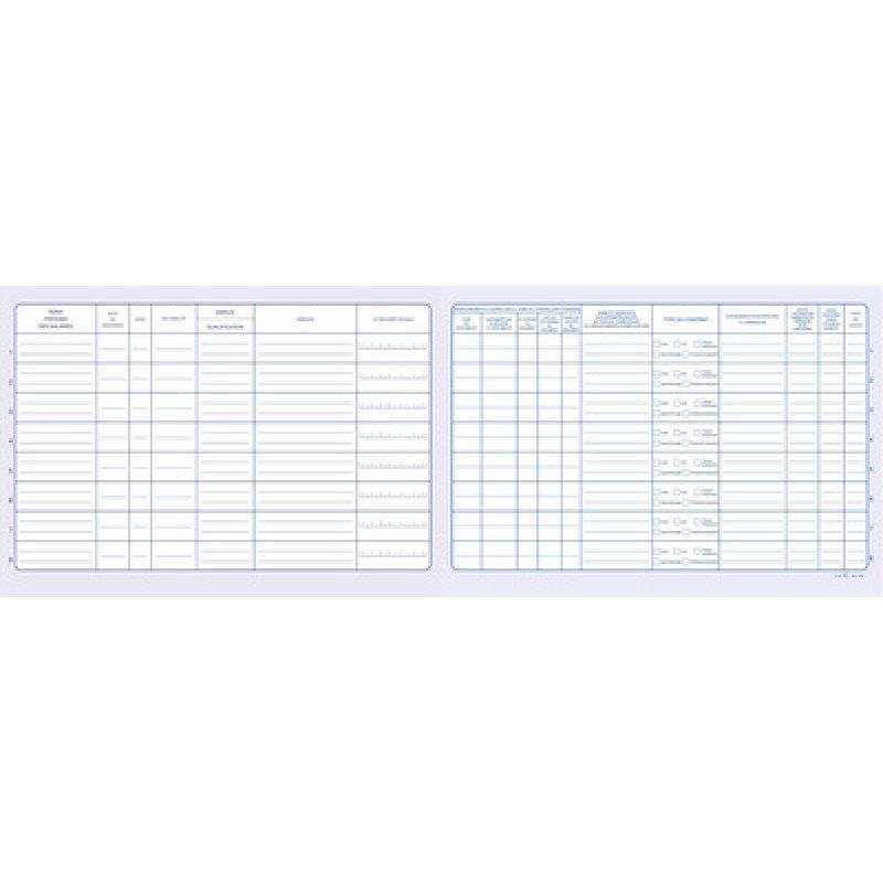 ELVE Registre unique du personnel & des stagiaires, 52 pages