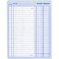 ELVE Piqûre "Recettes/Dépenses", 80 pages, 297 x 210 mm