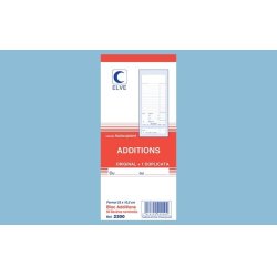 ELVE 2200 administration book Red 50 sheets