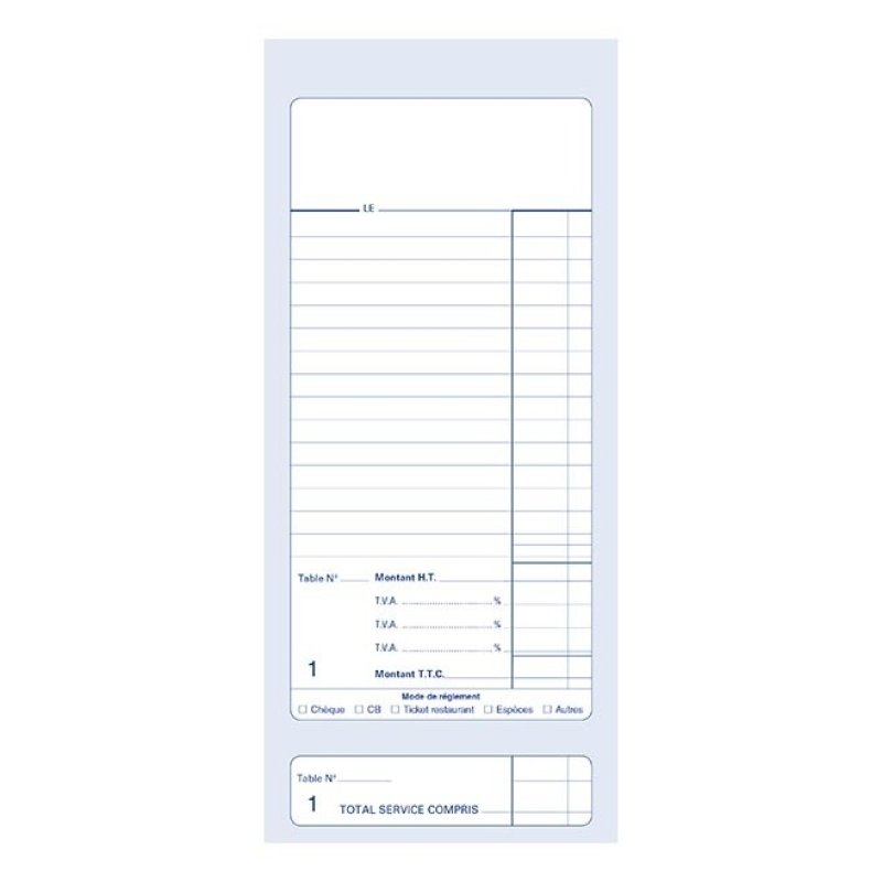 ELVE 2200 administration book Red 50 sheets