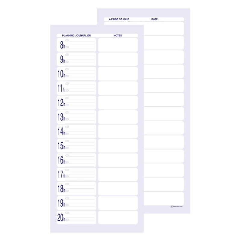 ELVE 2092 administration book Blue A5 120 sheets