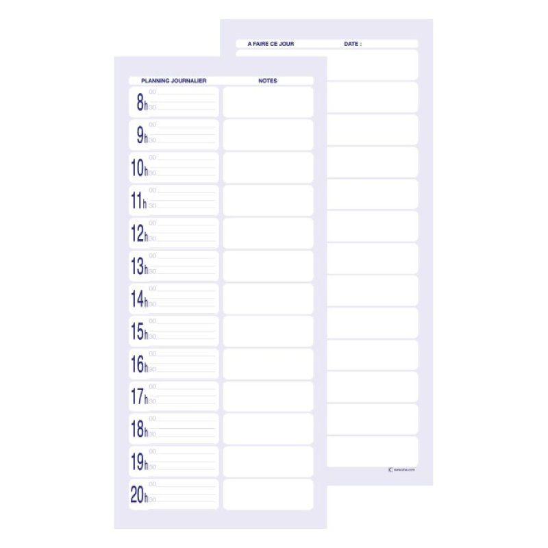 ELVE 2092 livre d'administration Bleu A5 120 feuilles