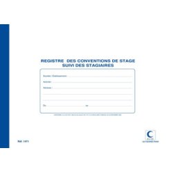 ELVE Registre "Conventions de stage Suivi des stagiaires"