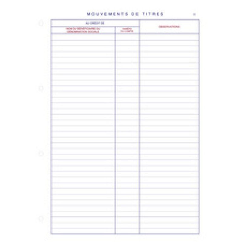 ELVE Reliure "Registre Légal de Société", noir