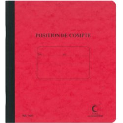ELVE Cahier piqué "Position de compte", 210 x 190 mm