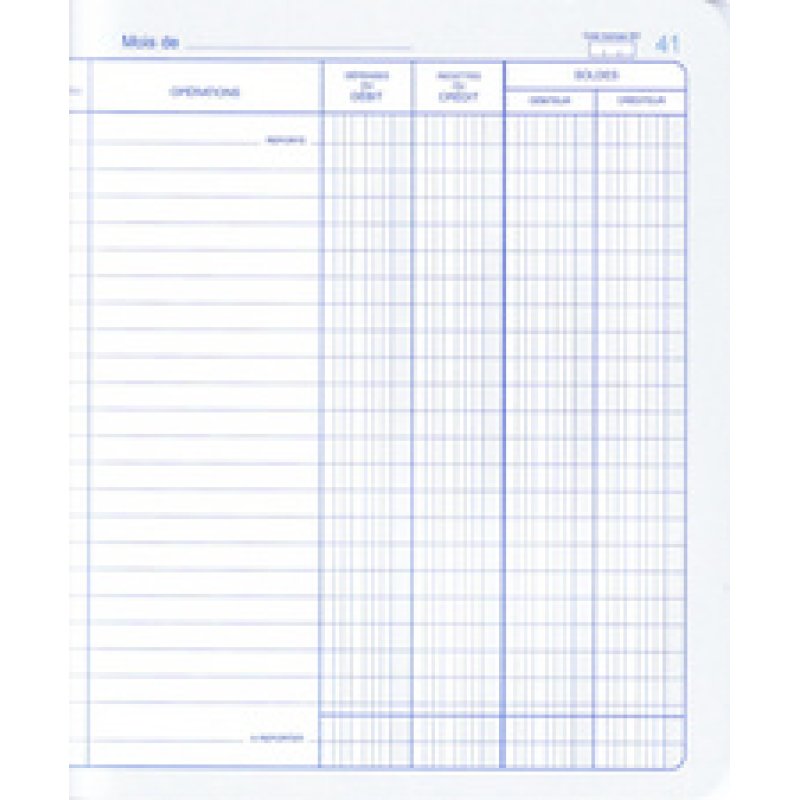 ELVE Cahier piqué "Position de compte", 210 x 190 mm