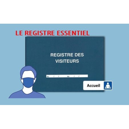 LEBON & VERNAY 43001 livre d'administration Bleu 96 feuilles