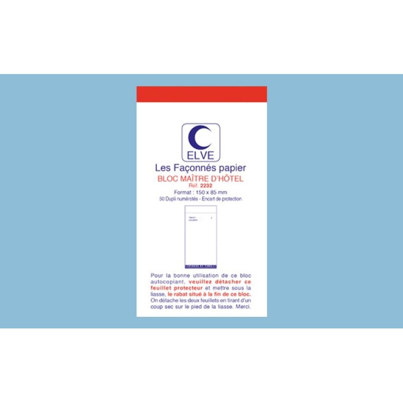 LEBON & VERNAY 2232 livre d'administration 50 feuilles