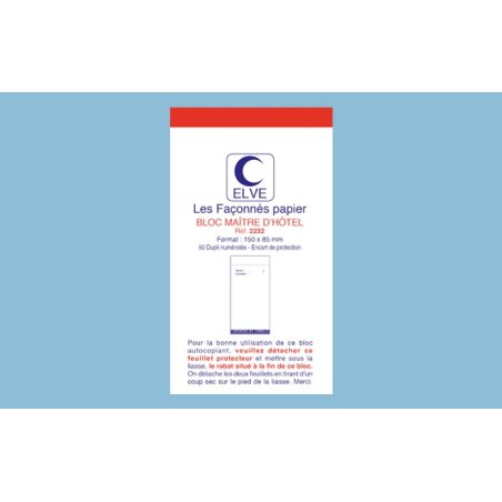 LEBON & VERNAY 2232 administration book 50 sheets