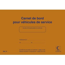ELVE Carnet de bord pour véhicules de service, 150 x 215 mm