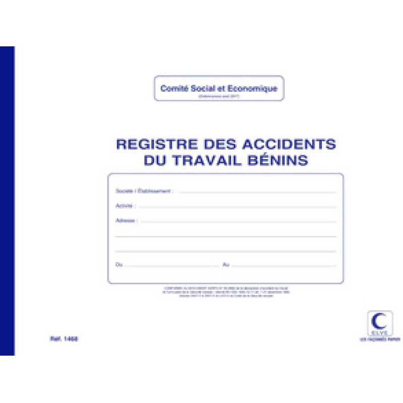 ELVE Registre "Accidents du travail bénins"