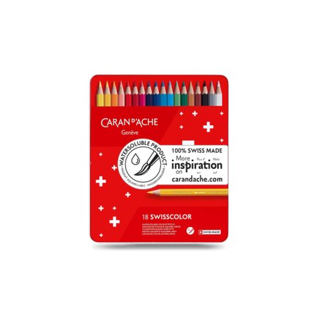 CARAN D'ACHE Crayons de couleur Swisscolor Aquarelle