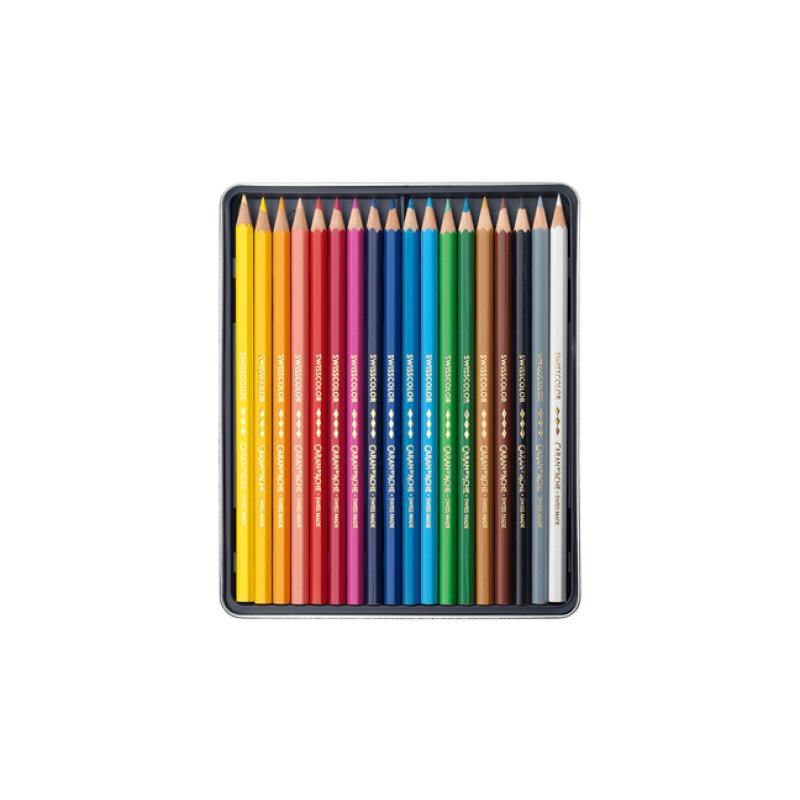 CARAN D'ACHE Crayons de couleur Swisscolor Aquarelle