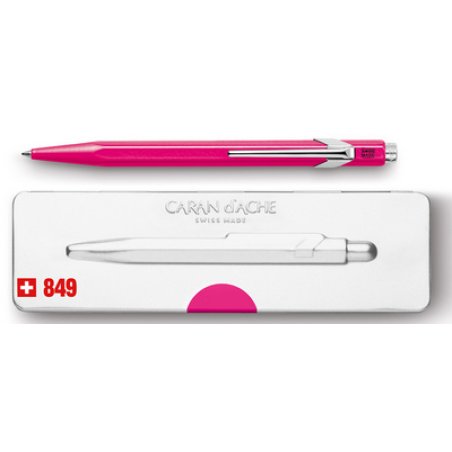 CARAN D'ACHE Stylo à bille 849 POPLINE FLUO, rose